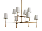 Rhodes 2-Tier Round Chandelier - thebelacan