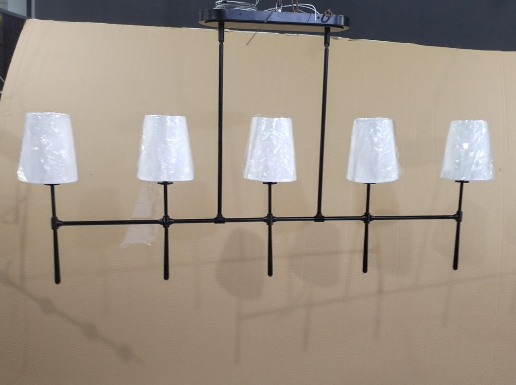 Rhodes Linear Chandelier 5 / 6 Light - thebelacan