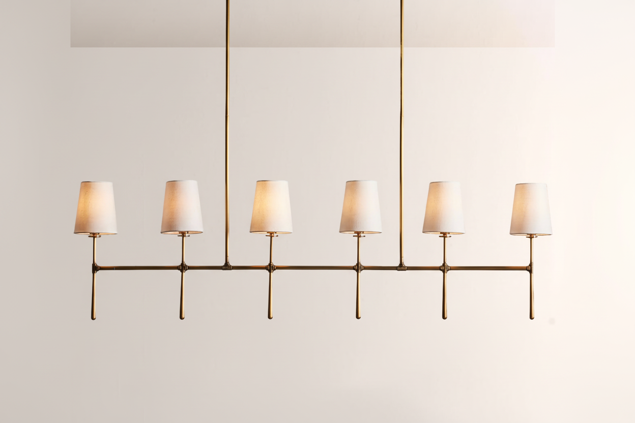 Rhodes Linear Chandelier 5 / 6 Light - kimoylights