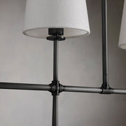 Rhodes Linear Chandelier 5 / 6 Light - thebelacan