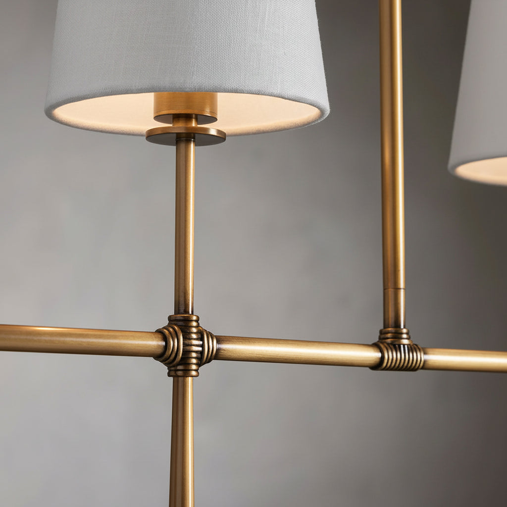 Rhodes Linear Chandelier 5 / 6 Light - kimoylights