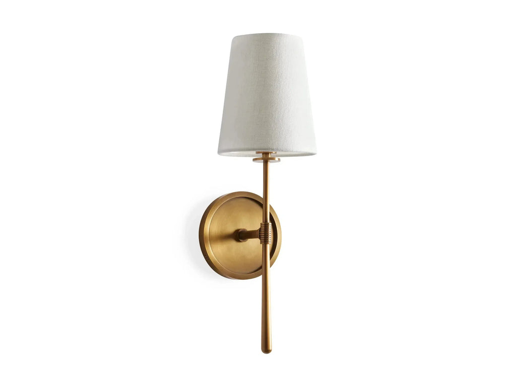 Kyler Single Light Tapered Linen Wall Sconce