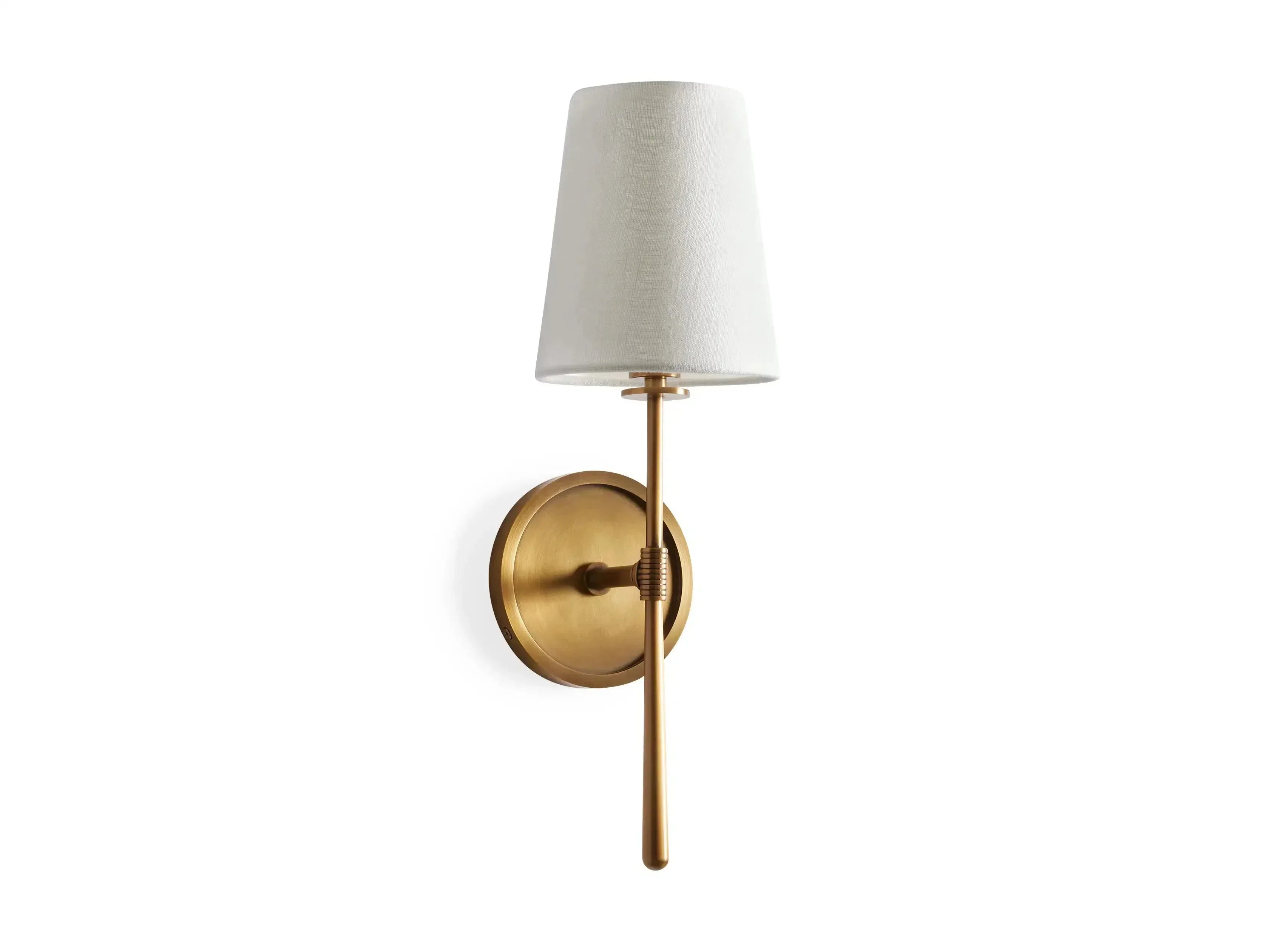 Kyler Single Light Tapered Linen Wall Sconce