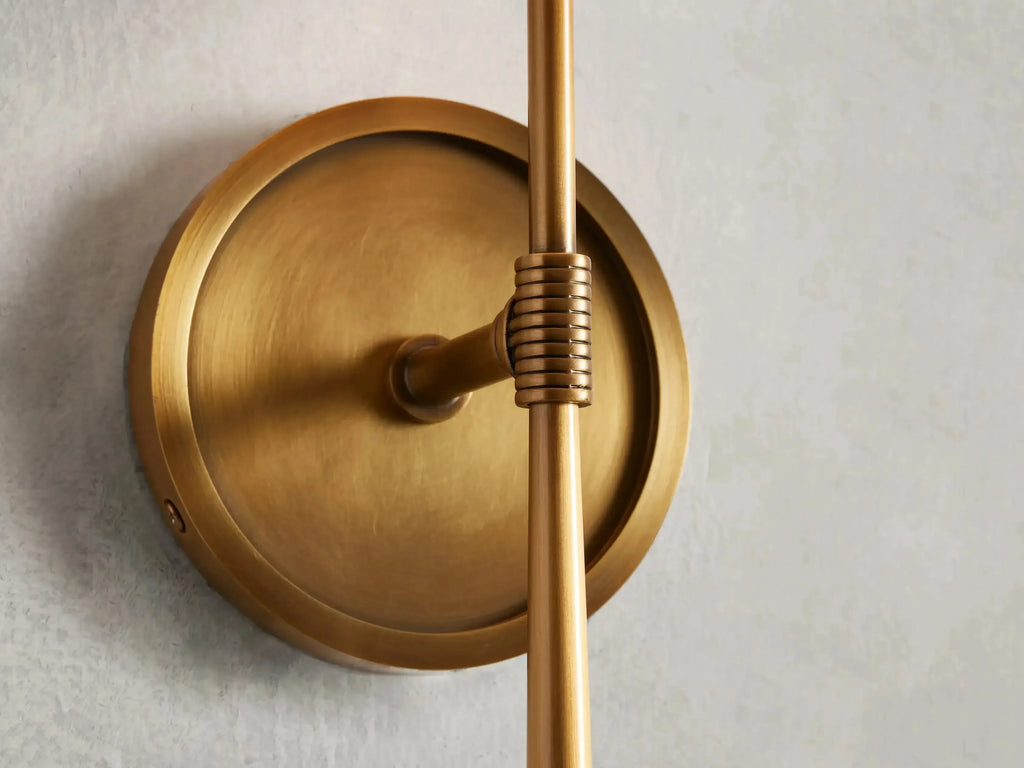 Kyler Single Light Tapered Linen Wall Sconce