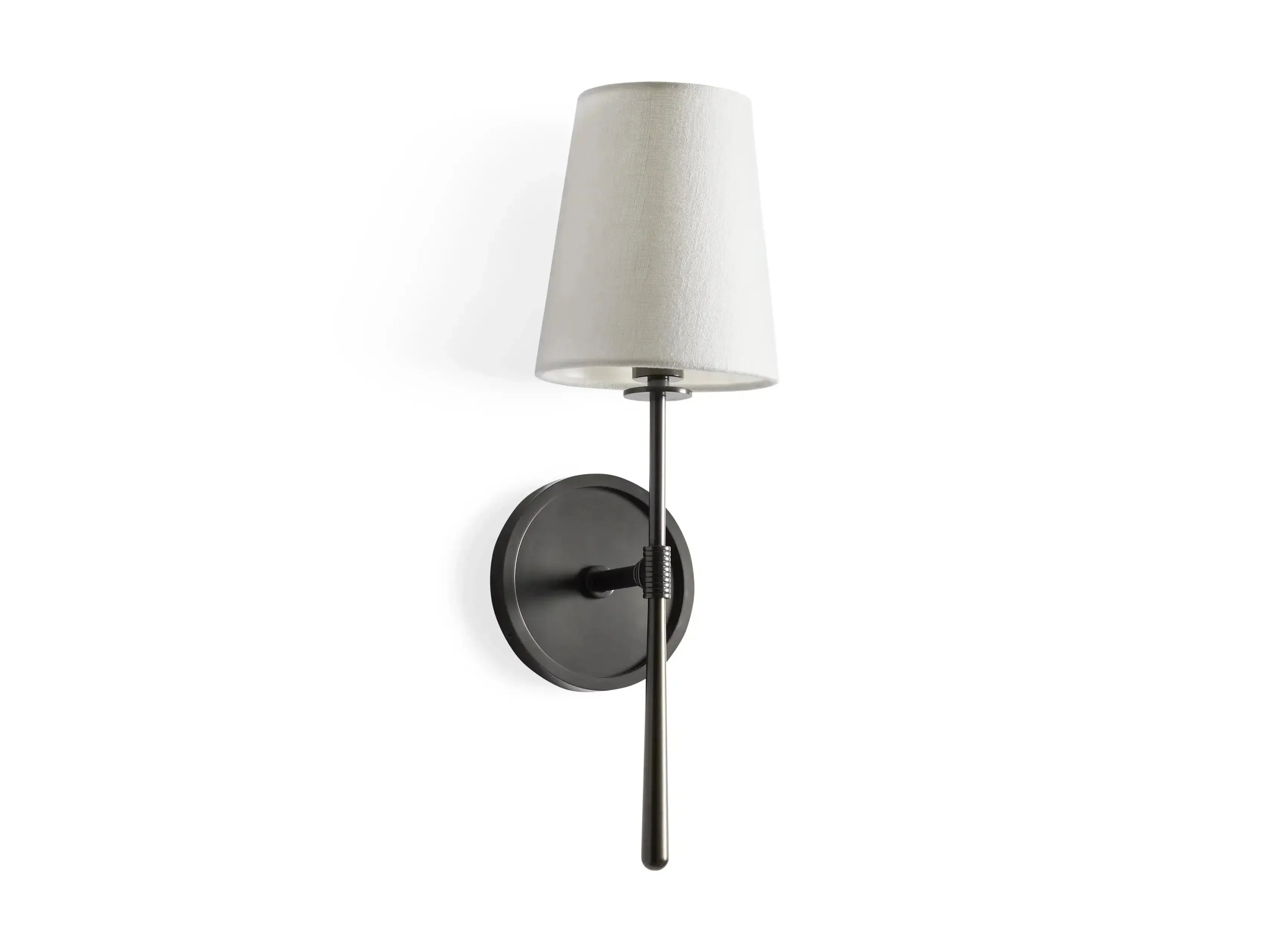 Kyler Single Light Tapered Linen Wall Sconce