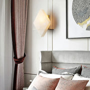 Rhombus Real Alabaster Wall Sconce