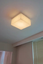 Alabaster Rivage Square Ceiling Lamp