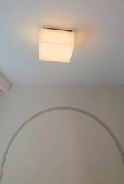 Alabaster Rivage Square Ceiling Lamp