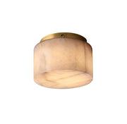 Round Rivage Alabaster Ceiling Lamp