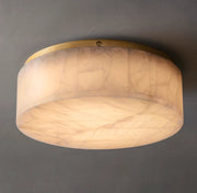 Round Rivage Alabaster Ceiling Lamp