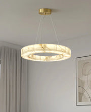Alabaster Rivage Round Chandelier