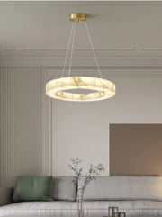 Alabaster Rivage Round Chandelier