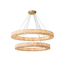 Alabaster Rivage Round Chandelier