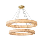 Alabaster Rivage Round Chandelier
