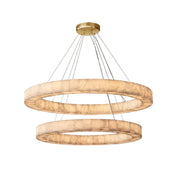 Alabaster Rivage Round Chandelier
