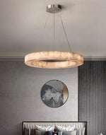 Alabaster Rivage Round Chandelier