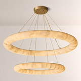 Rivager Lisse Two-Tiered Round Chandelier 60