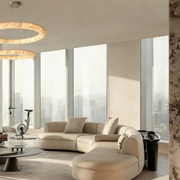 Rivager Lisse Two-Tiered Round Chandelier 60