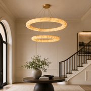Rivager Lisse Two-Tiered Round Chandelier 60