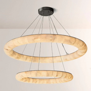 Rivager Lisse Two-Tiered Round Chandelier 60