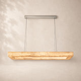 Rivessa Alabaster Rectangular Chandelier 54