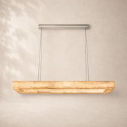 Rivessa Alabaster Rectangular Chandelier 54