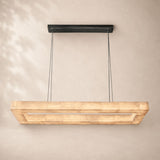Rivessa Alabaster Rectangular Chandelier 54