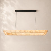 Rivessa Alabaster Rectangular Chandelier 72