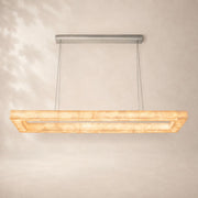 Rivessa Alabaster Rectangular Chandelier 72