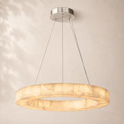Rivessa Alabaster Round Chandelier 31