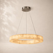 Rivessa Alabaster Round Chandelier 31