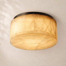 Rivessa Alabaster Round Flushmount 10