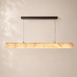 Rivessa Lisse Alabaster Linear Chandelier 60