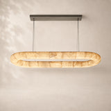 Rivessa Lisse Alabaster Oval Chandelier 57