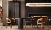 Rivessa Lisse Alabaster Oval Chandelier 74