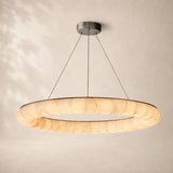 Rivessa Lisse Alabaster Round Chandelier 41