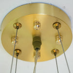 Rectangular Alabaster Round Chandelier