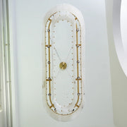 Rectangular Alabaster Round Chandelier