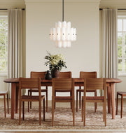 Lorna Glass Double Tier Chandelier 25