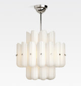 Lorna Glass Double Tier Chandelier 25