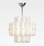 Lorna Glass Double Tier Chandelier 25
