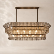 Lorenza Glass Linear Chandelier 54