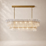 Lorenza Glass Linear Chandelier 54