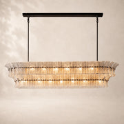 Lorenza Glass Linear Chandelier 72