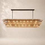 Lorenza Glass Linear Chandelier 90