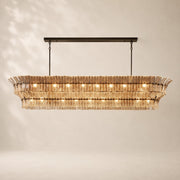 Lorenza Glass Linear Chandelier 90