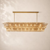 Lorenza Glass Linear Chandelier 90