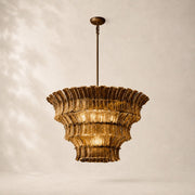 Lorenza Glass Round Chandelier 36