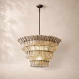 Lorenza Glass Round Chandelier 36