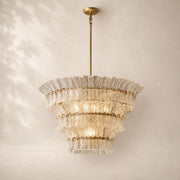 Lorenza Glass Round Chandelier 36